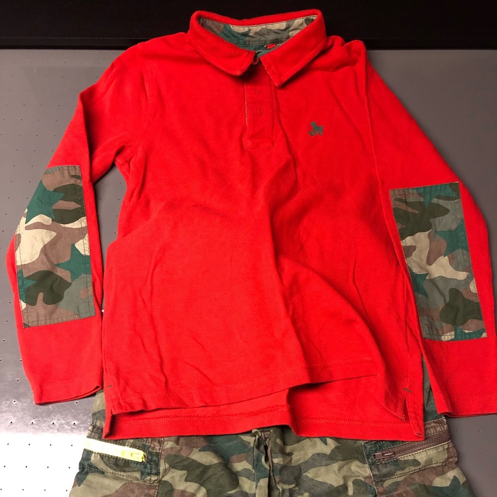 Mini Biden camo outfit (shirt and pants)